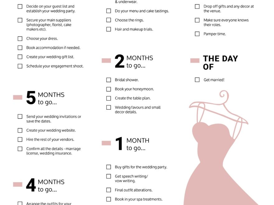 How To Plan Your Wedding In 6 Months With The Ultimate Wedding
