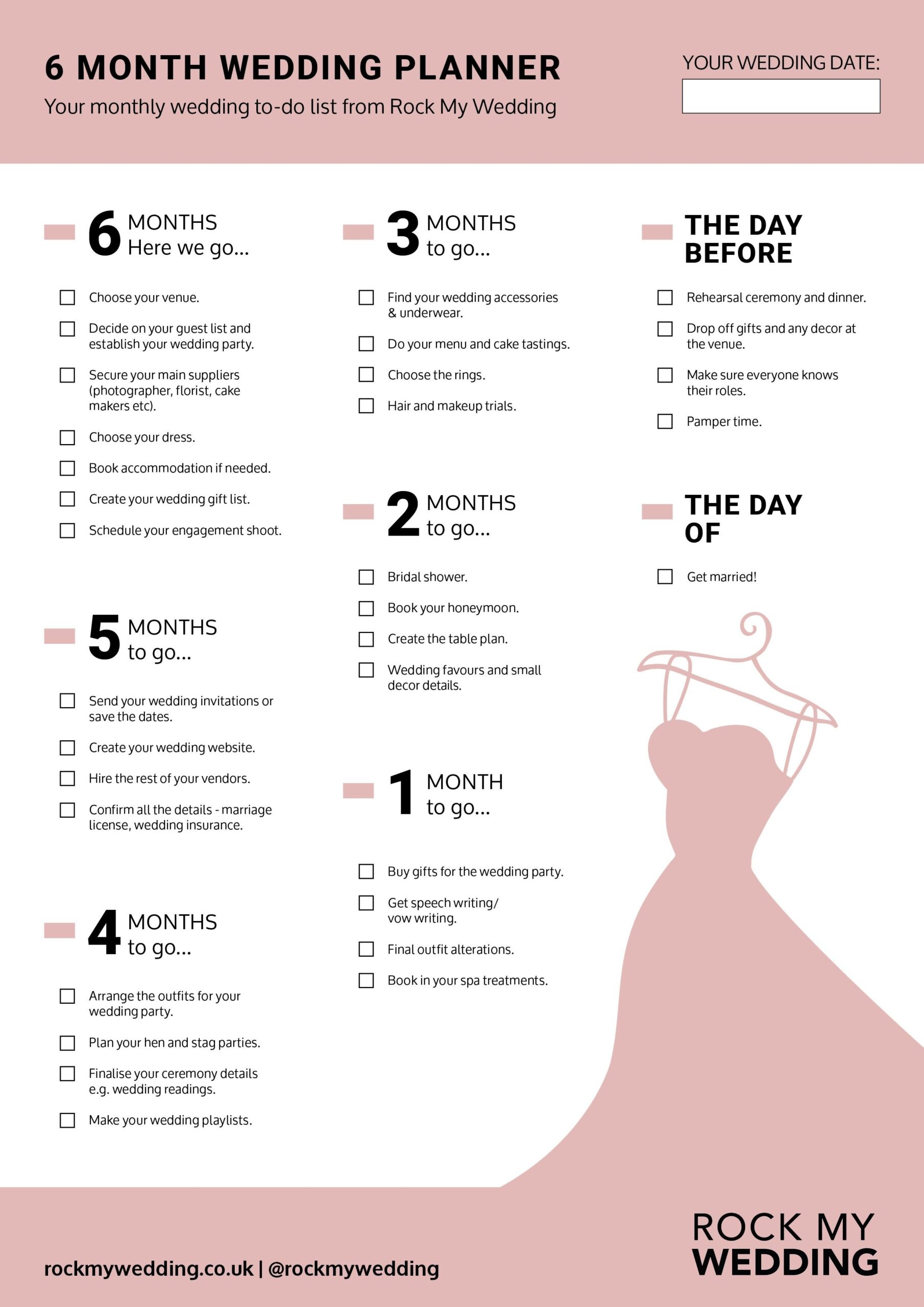 How To Plan Your Wedding In 6 Months With The Ultimate Wedding 