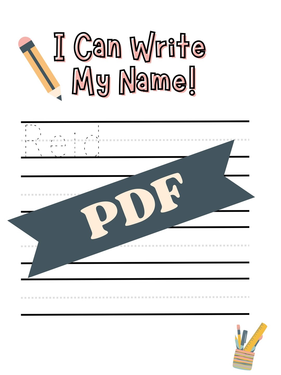 I Can Write My Name Printable