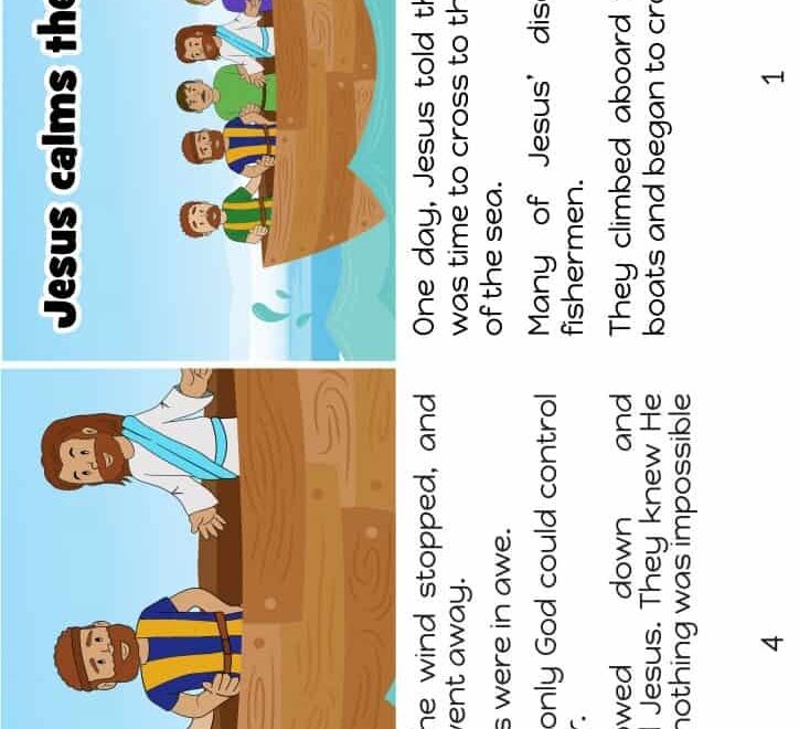 Jesus Calms The Storm Trueway Kids