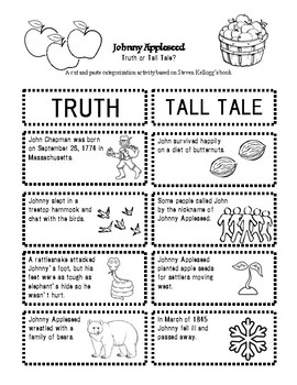 Johnny Appleseed Story Printable