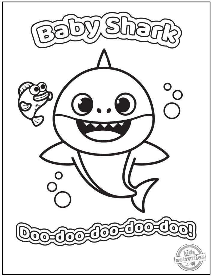 Free Printable Of Baby Shark Song