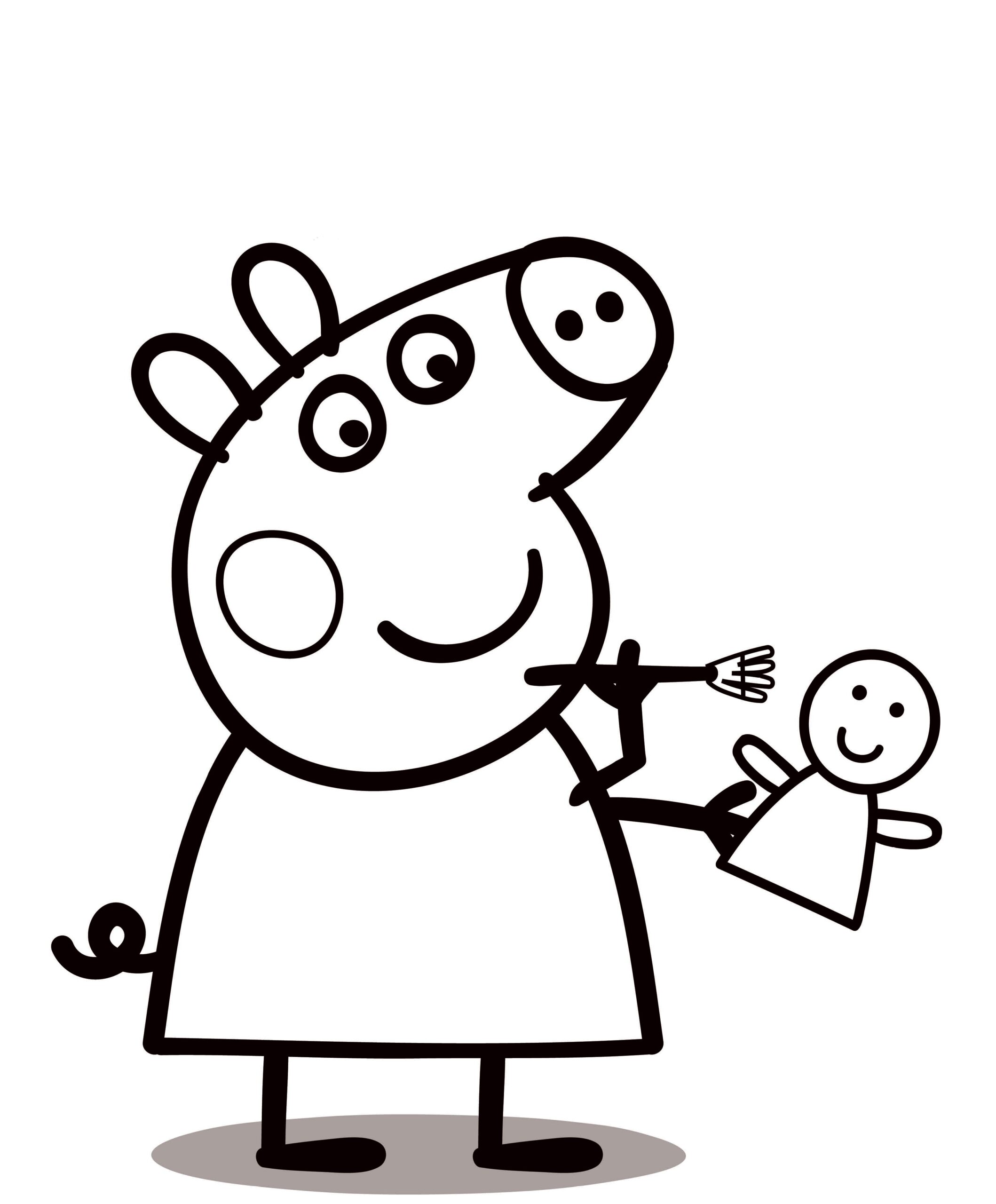 Justingatlin Peppa Pig Free Printable Coloring Pages