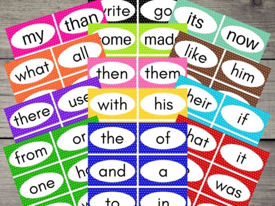 Kindergarten Sight Words List Free Printable Mazcanvas