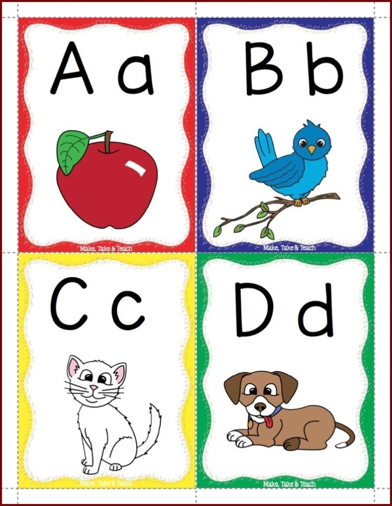 Printable Alphabet Word Picture Cards