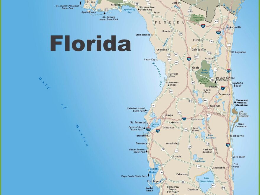 Large Florida Maps For Free Download And Print High Resolution And