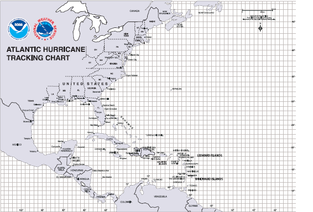 Printable Hurricane Tracking Map Florida