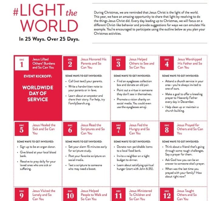 Light The World With Love 2025 Calendar Calculator Program Natasha C