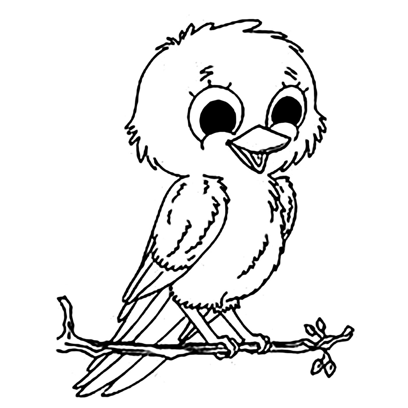 Little Bird Bird Coloring Pages