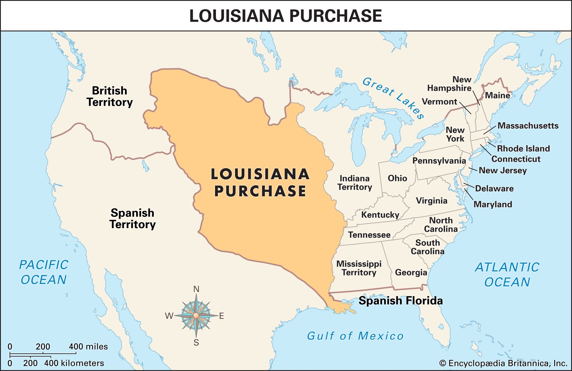 Louisiana Purchase Definition Date Cost History Map States 