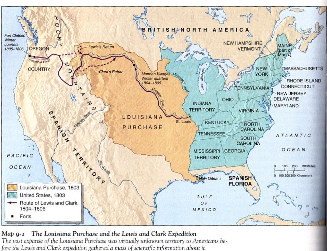 Louisiana Purchase Map Before And After