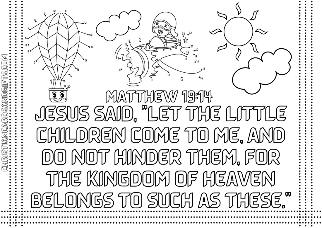 Matthew 19 26 Coloring Pages