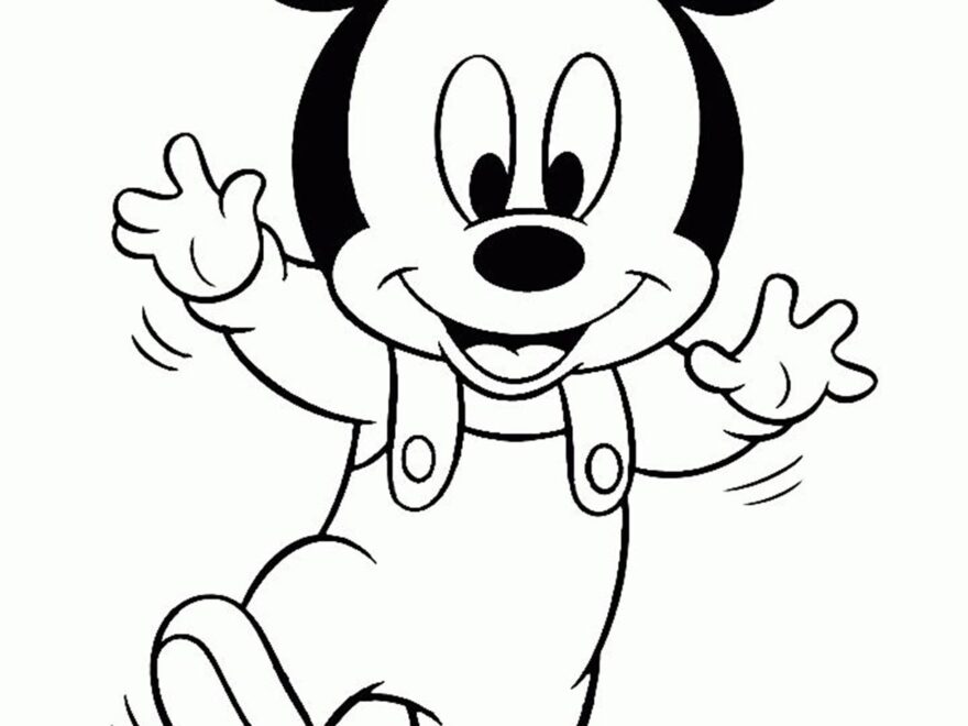 Mickey Mouse Coloring Pages For Kids Free And Easy Print Or Download