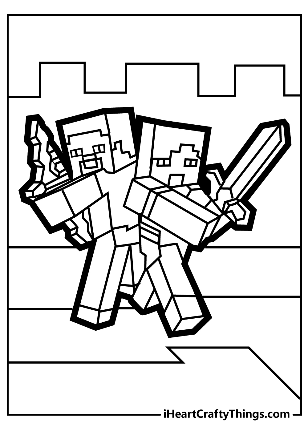Minecraft Coloring Pages Updated 2021 