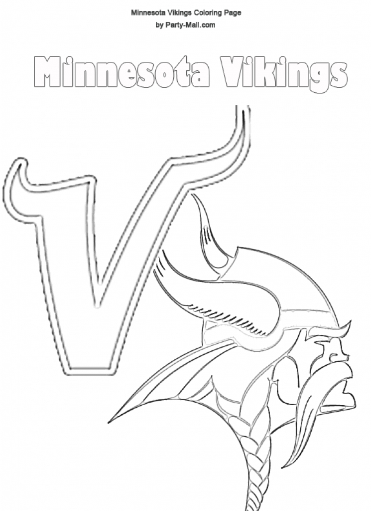 Minnesota Vikings Coloring Pages At GetDrawings Free Download