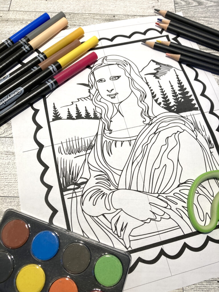 Mona Lisa For Kids Free Printable Mona Lisa 