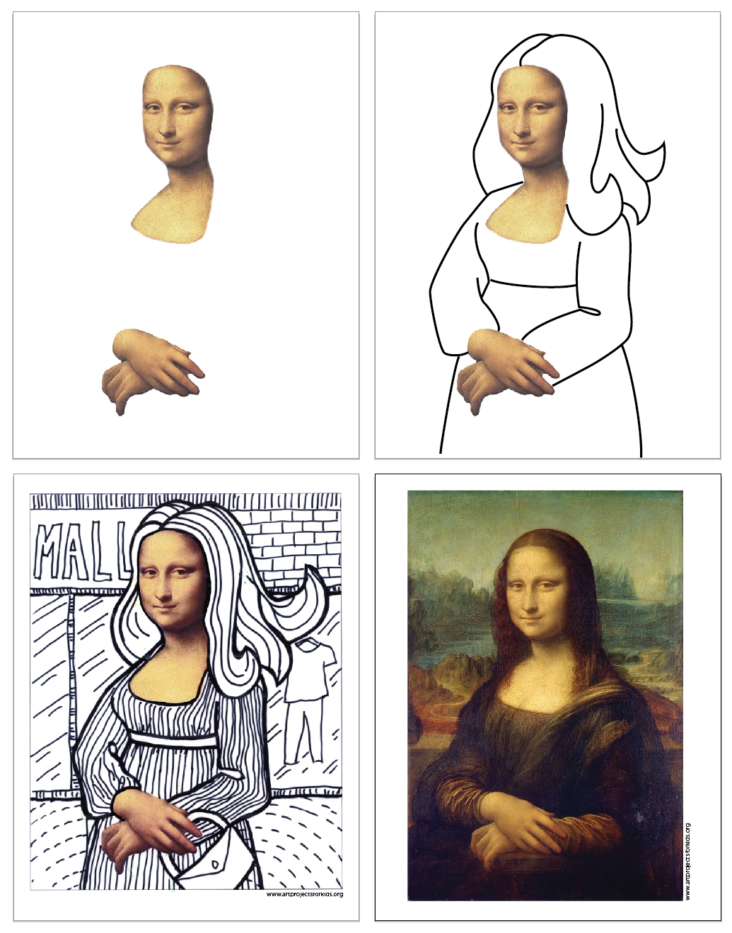 Mona Lisa Printable For Kids