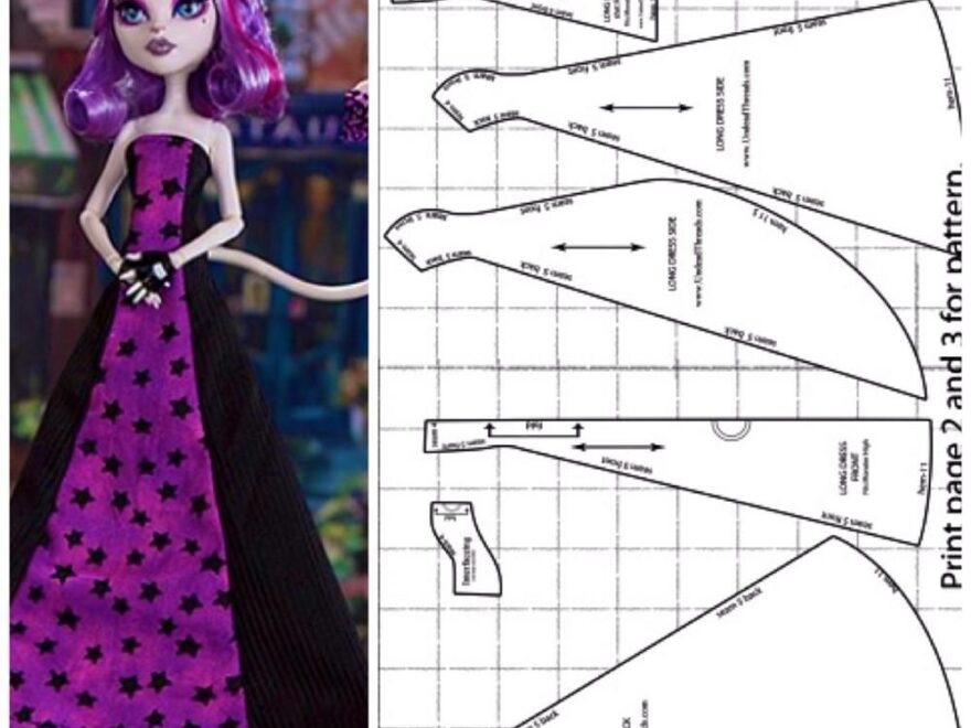 Monster High Doll Clothes Patterns Free