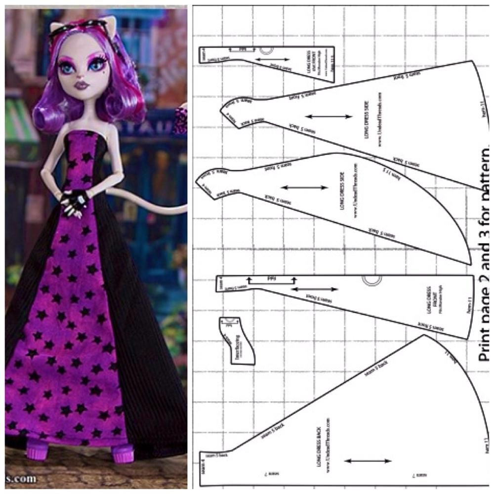 Monster High Doll Clothes Patterns Free