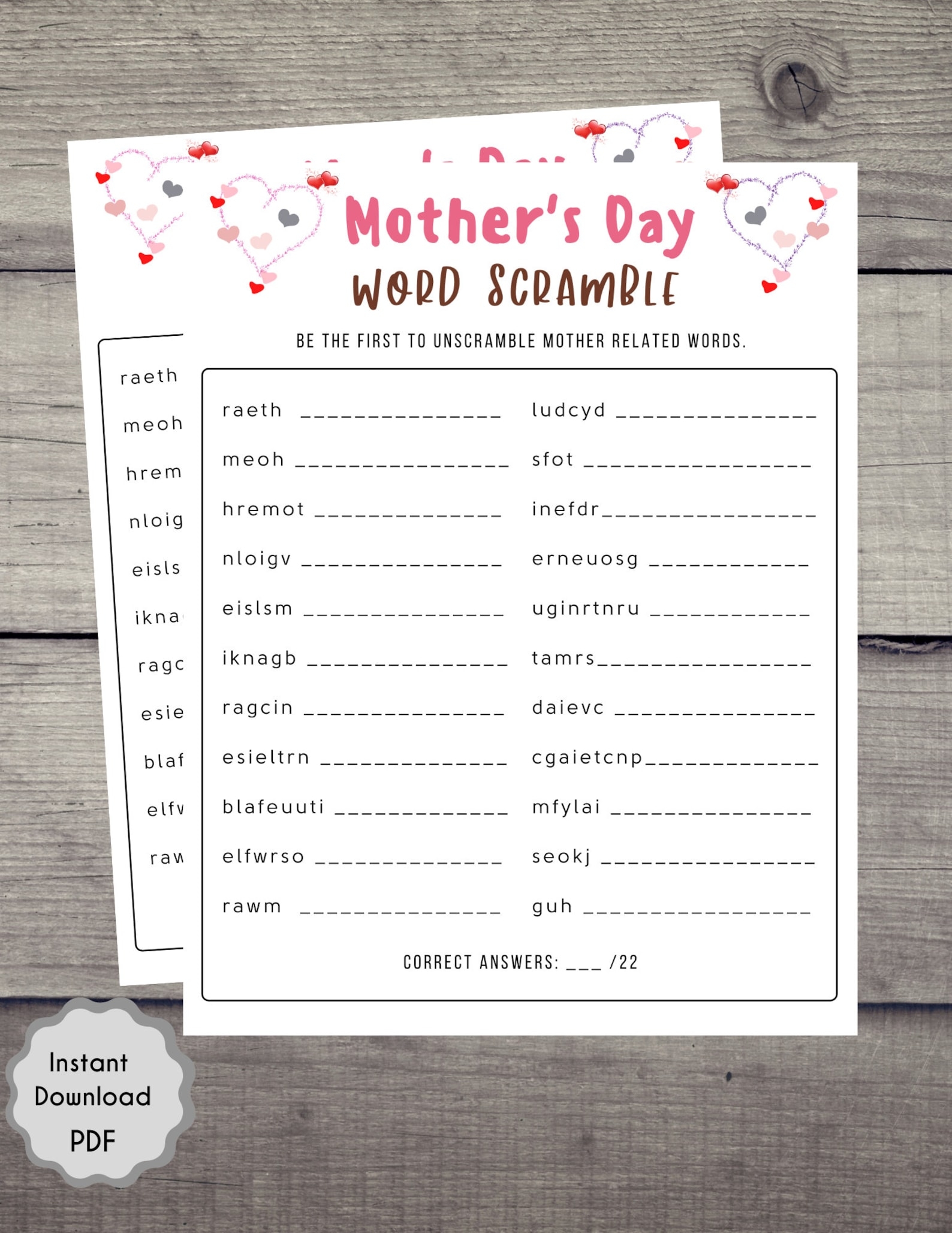 Mother 39 s Day Games For Mothers