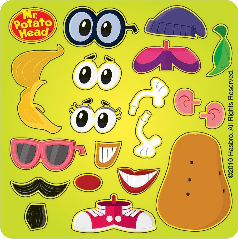 Mr Potato Head Printable Parts Buscar Con Google Travel Pinterest 