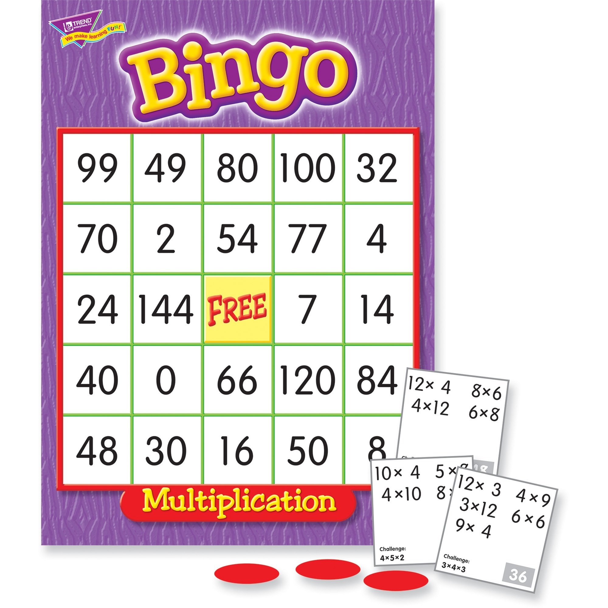 Multiplication Bingo Free Printable Printable And Enjoyable Learning