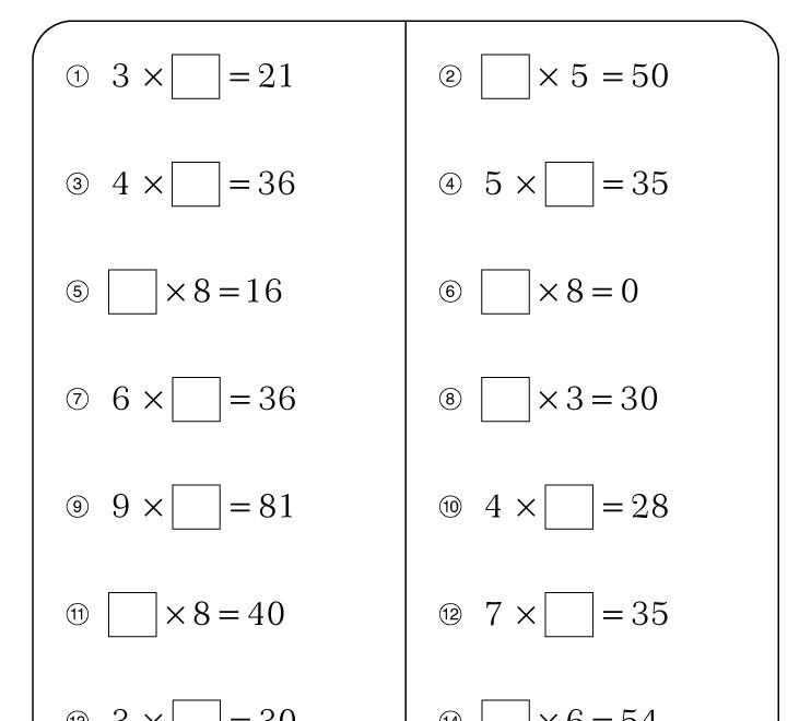 Multiplication Worksheet Grade 3 Grade 3 Multiplication Printable