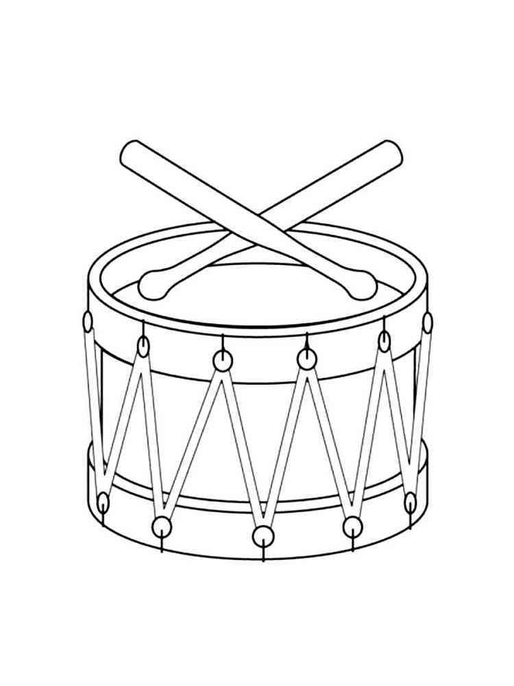 Musical Instruments Coloring Pages Free Printable Musical Instruments 