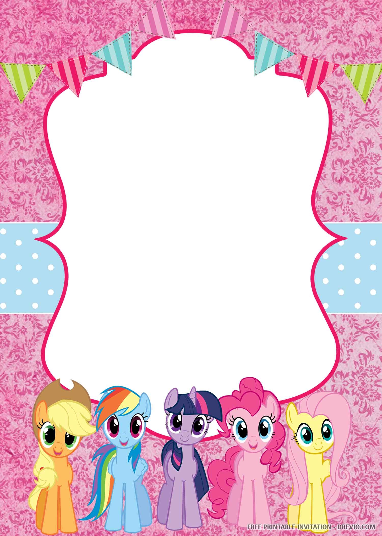 My Little Pony Party Printables Free Printable Templates