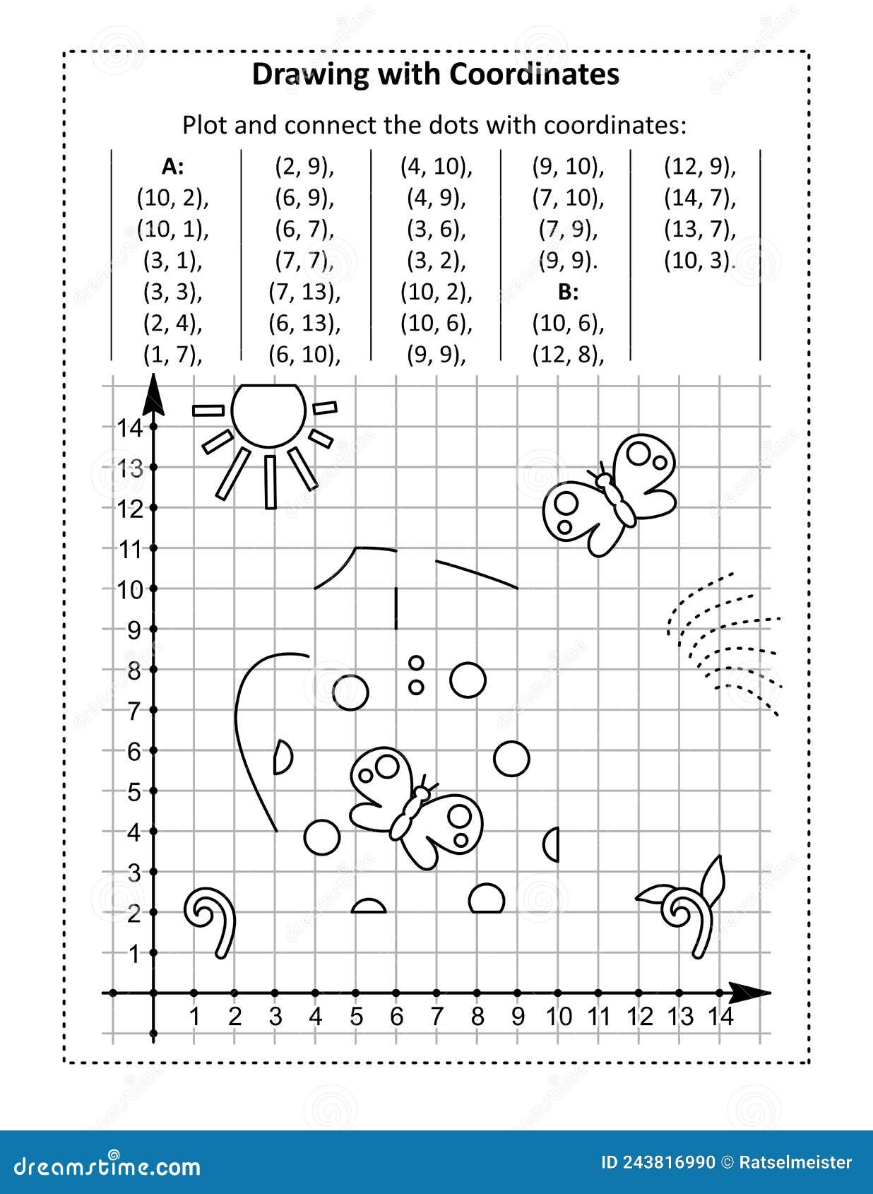 Mystery Picture Coordinate Plane