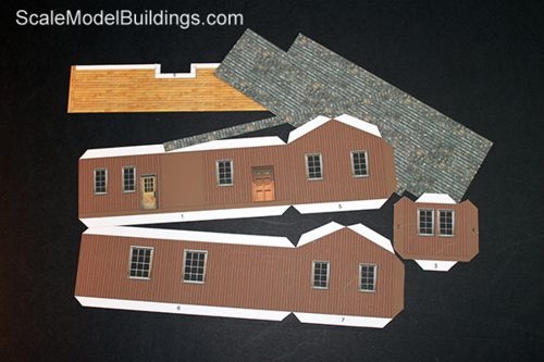 N Scale Buildings Printable