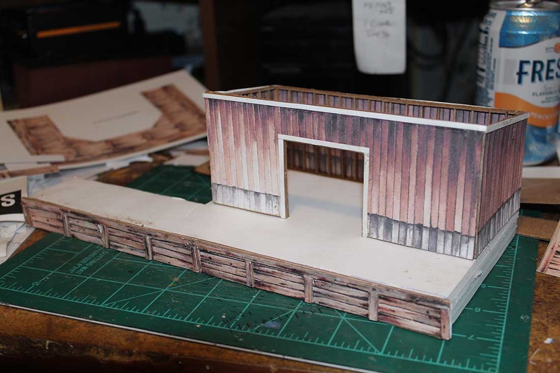 N Scale Cardstock Buildings Free Model Railroad Layouts PlansModel 