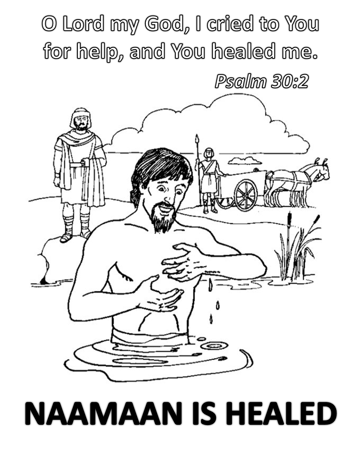 Naaman Coloring Page Printable