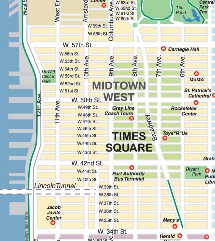 New York City Maps And Neighborhood Guide Printable Map Of Times 