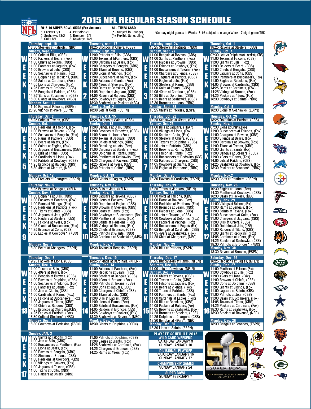 Nfl Schedule 2025 Tv Schedule Printable Asger F Christiansen