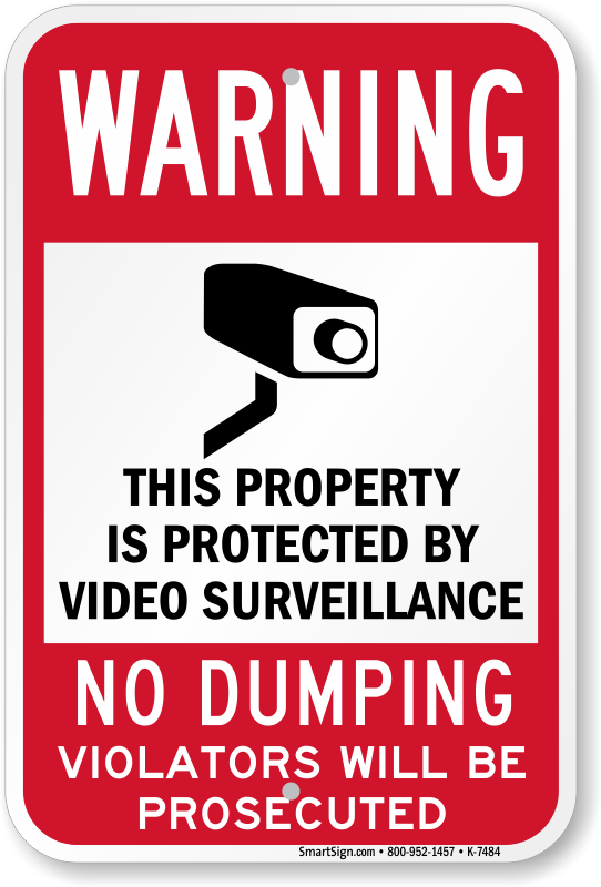 No Dumping Signs Printable Free