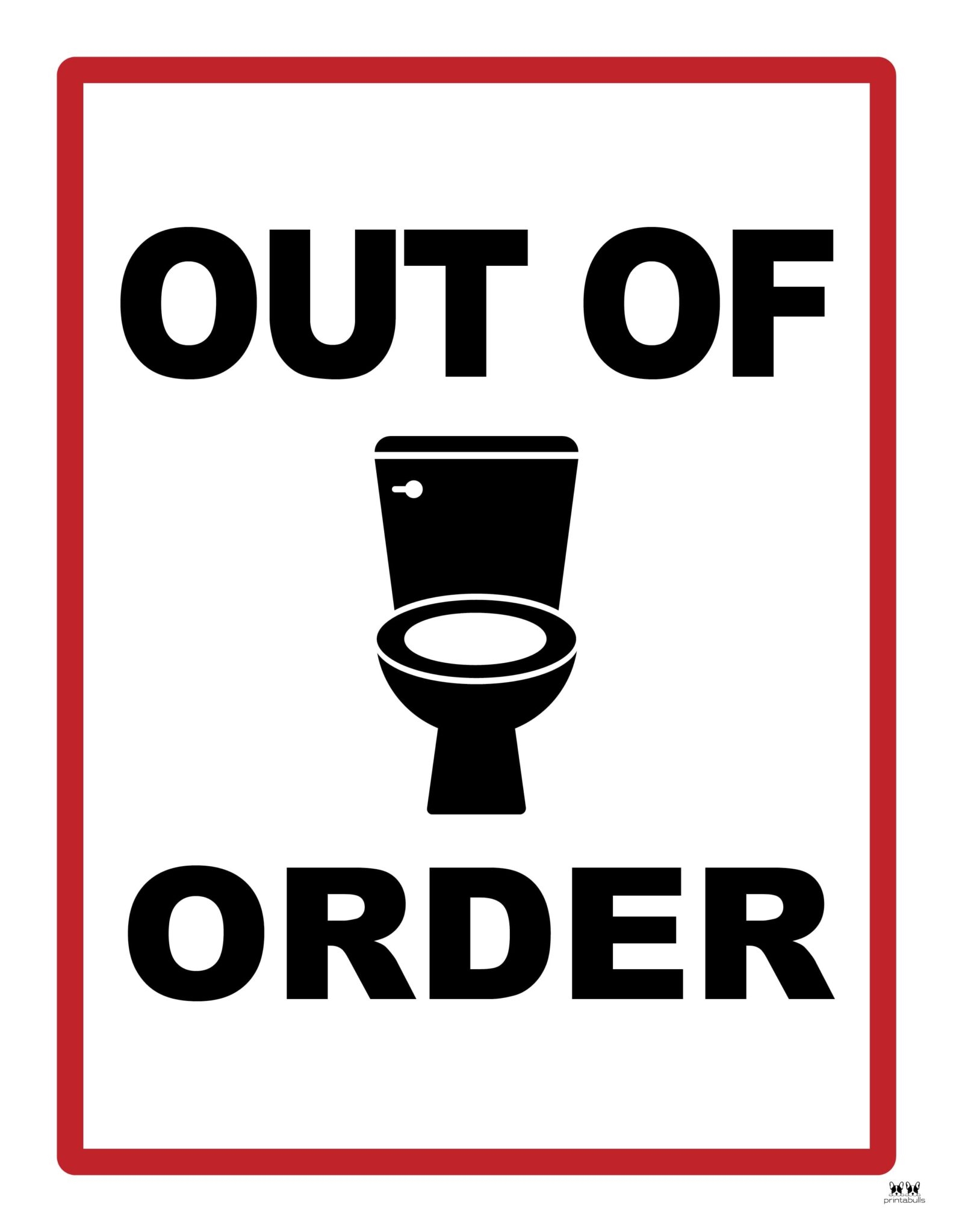 Out Of Order Signs 25 FREE Printable Signs Printabulls