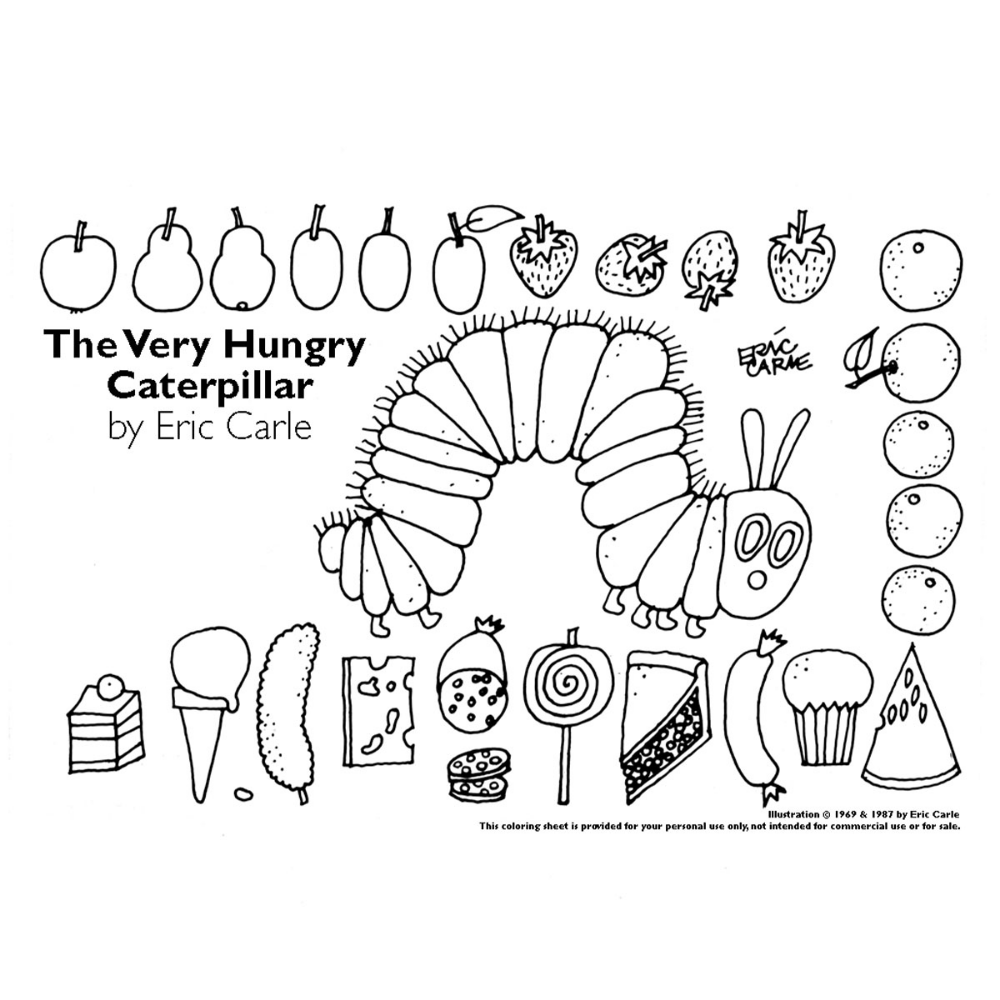 Very Hungry Caterpillar Printable Activities