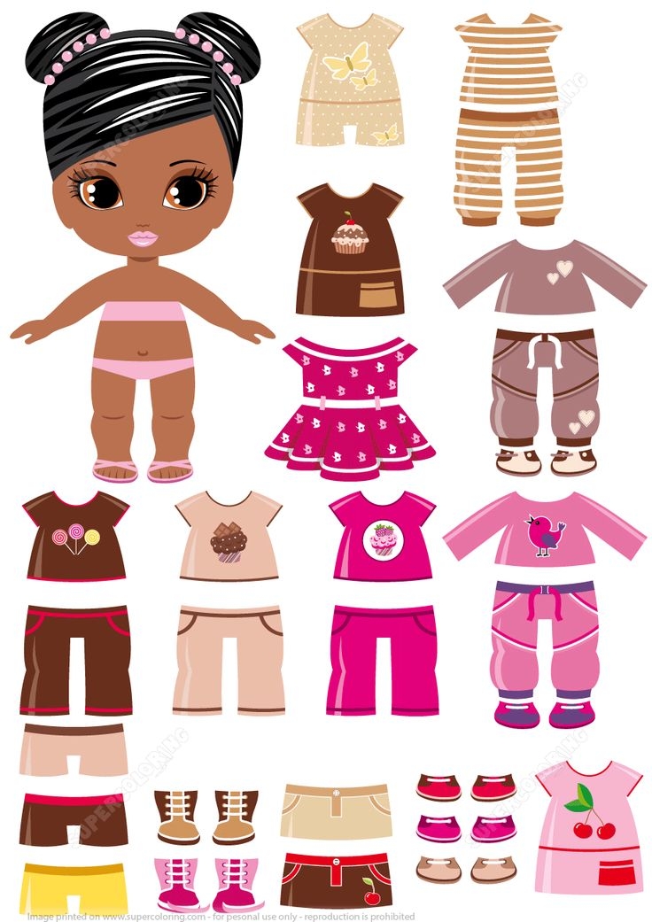 Paper Dolls To Print With Clothes