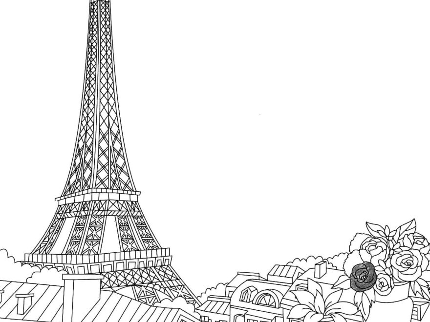 Paris Coloring Pages 110 Printable Coloring Pages
