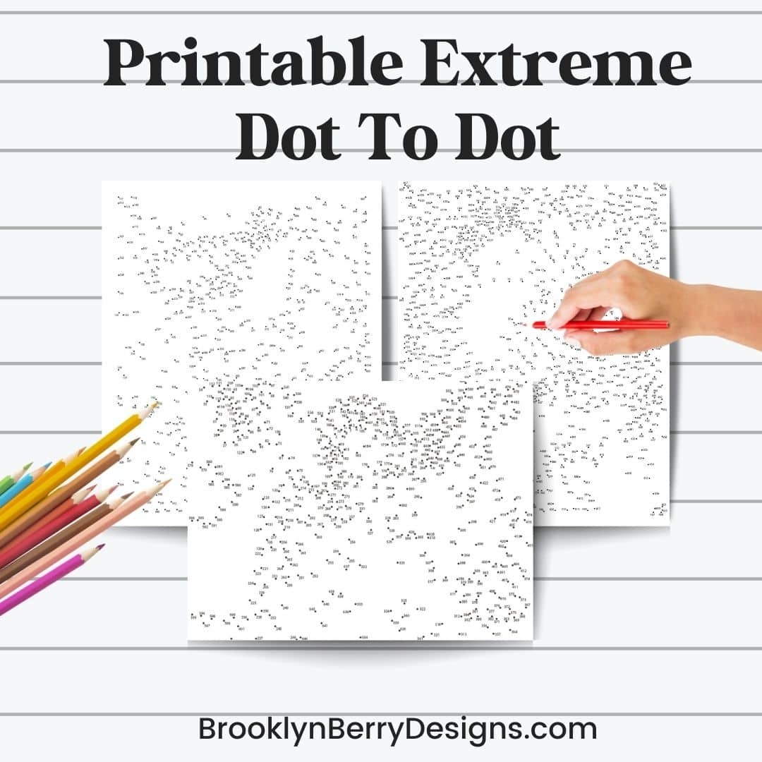Pdf Extreme Dot To Dot Printables