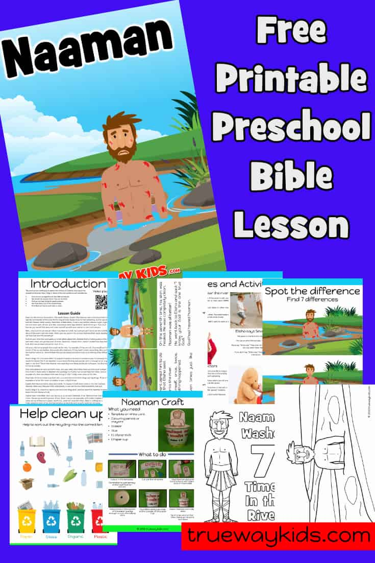 Pin On Naaman Preschool Bible Lesson