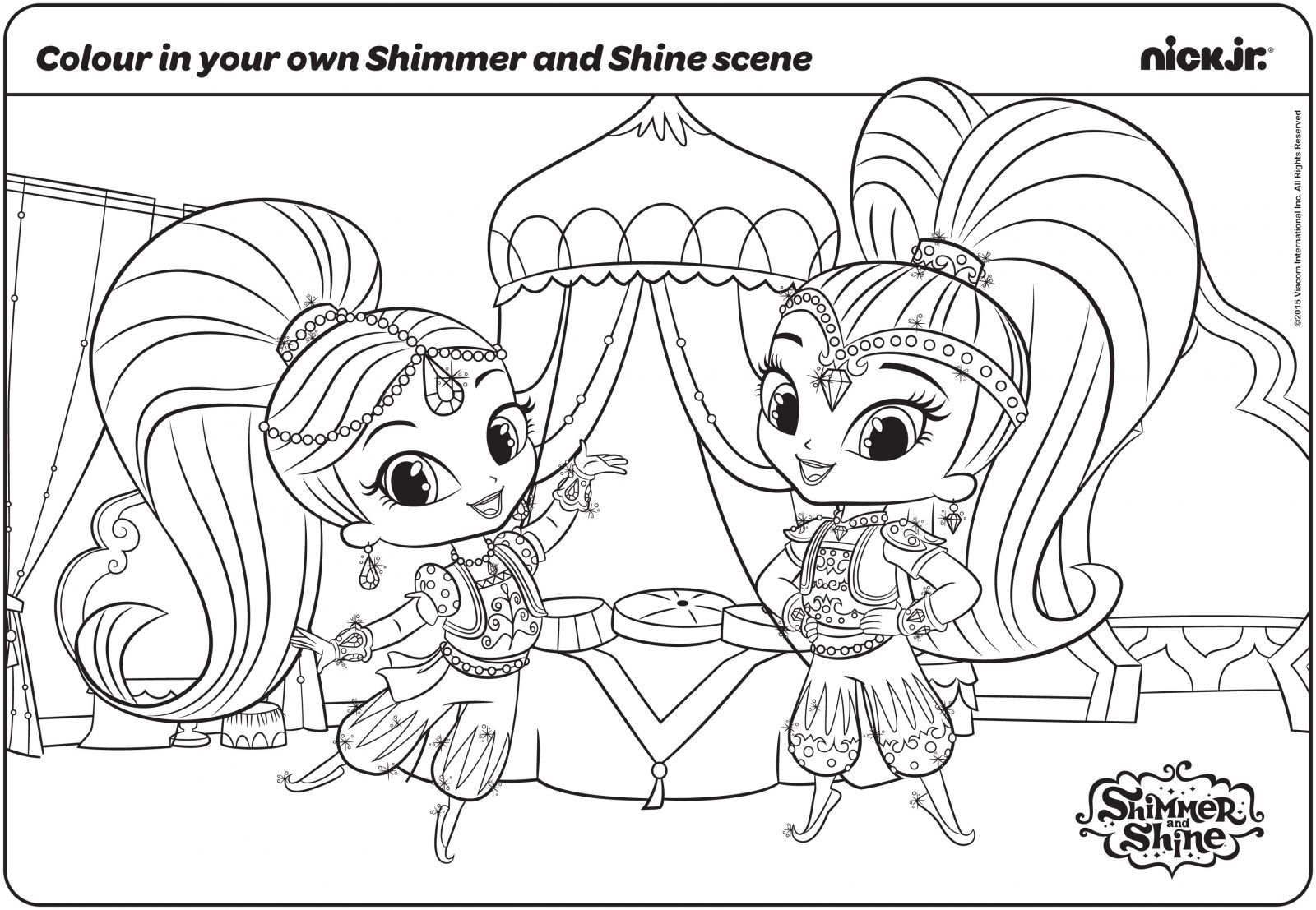Pin On Shimmer Shine Printables