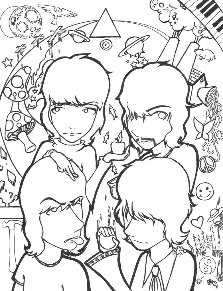 Pink Floyd Coloring Pages Printable For Free Download