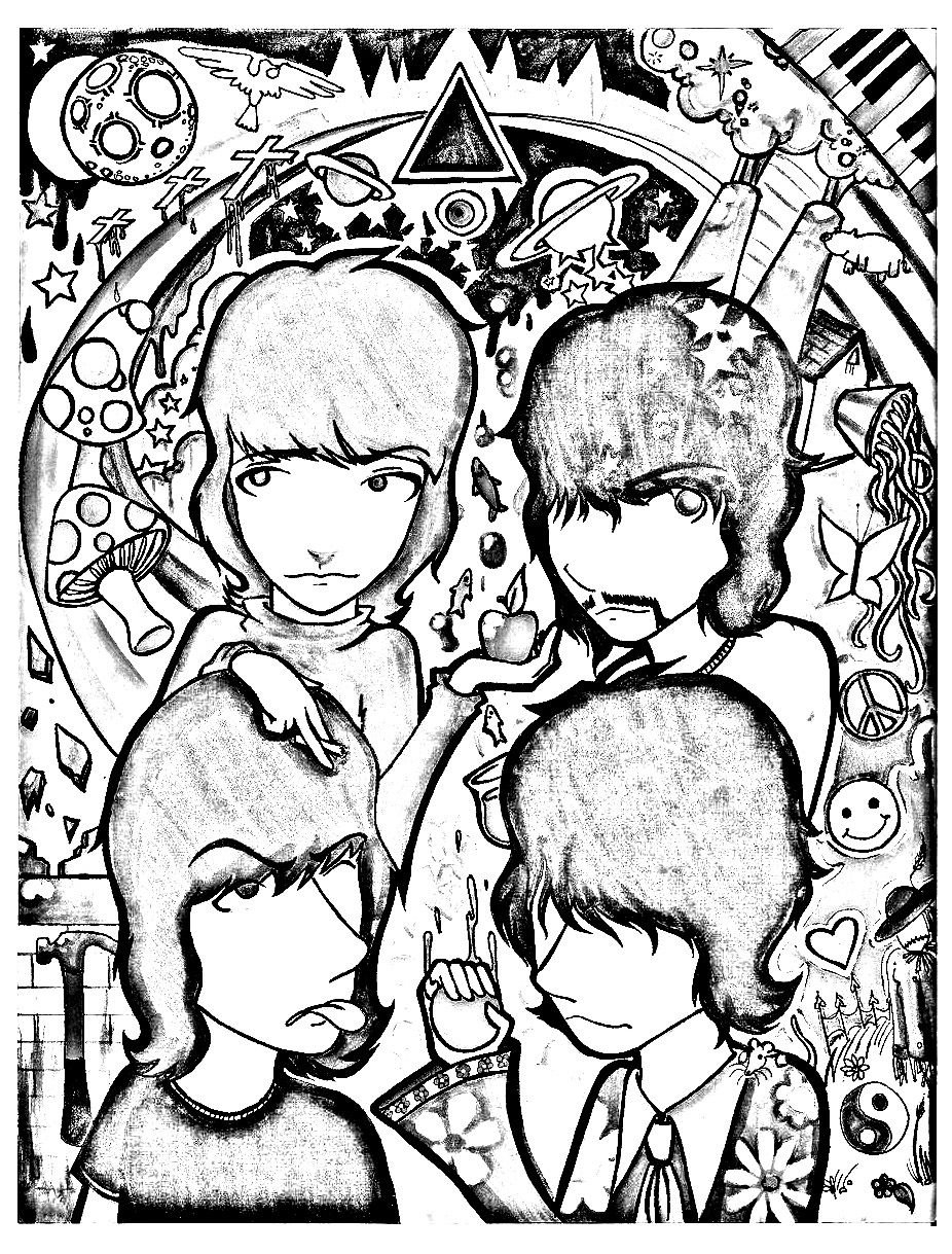 Free Printable Pink Floyd Color Pages