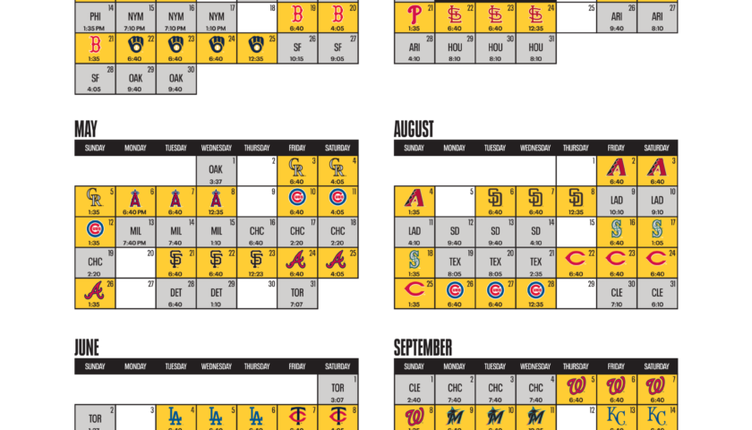 Pittsburgh Pirates 2025 Printable Schedule Your Guide To The Season 