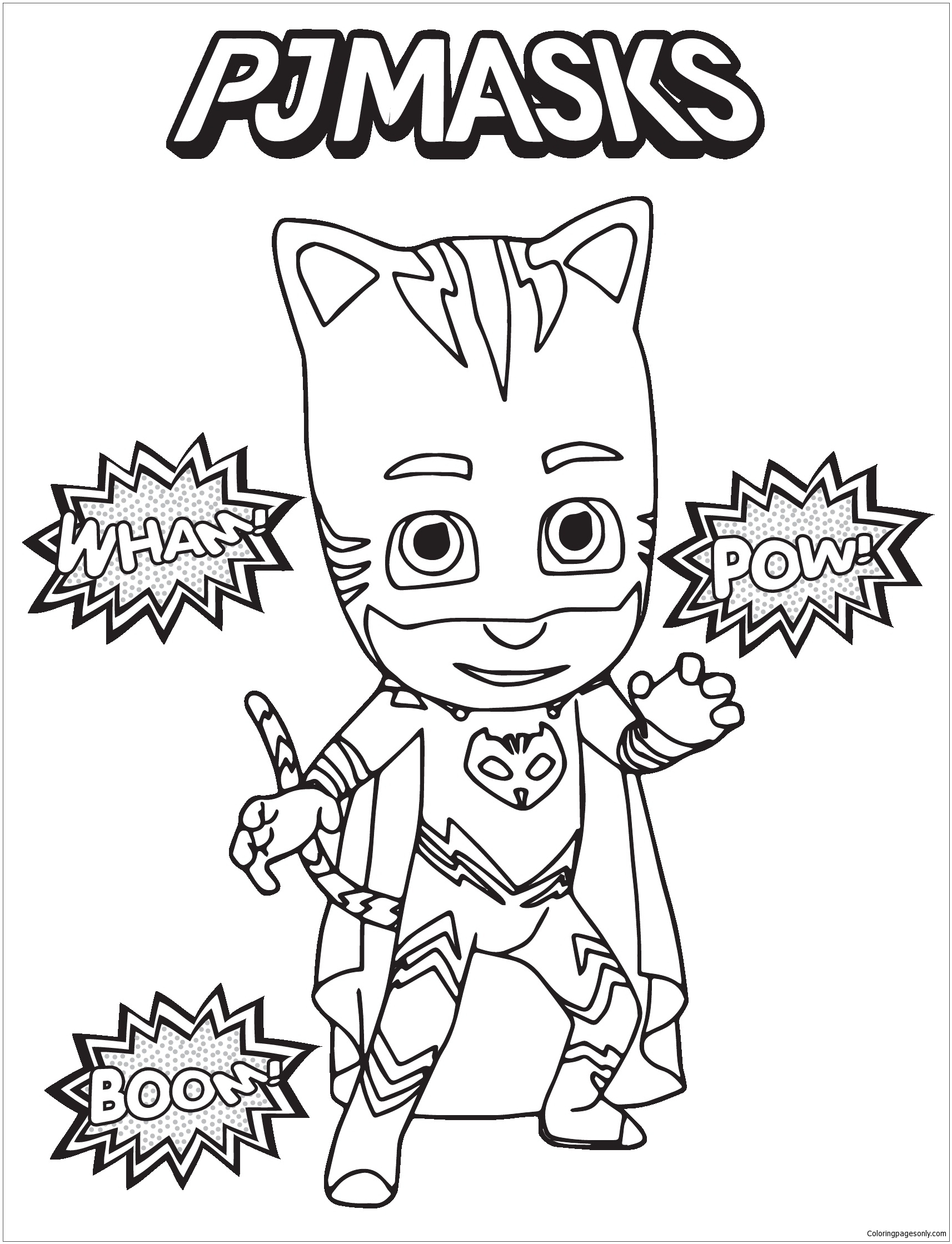 Printable Pj Mask Coloring Pages