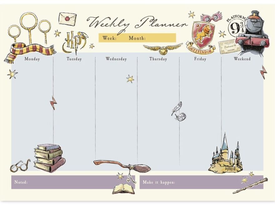 Planner Harry Potter Printable Free Printable Templates