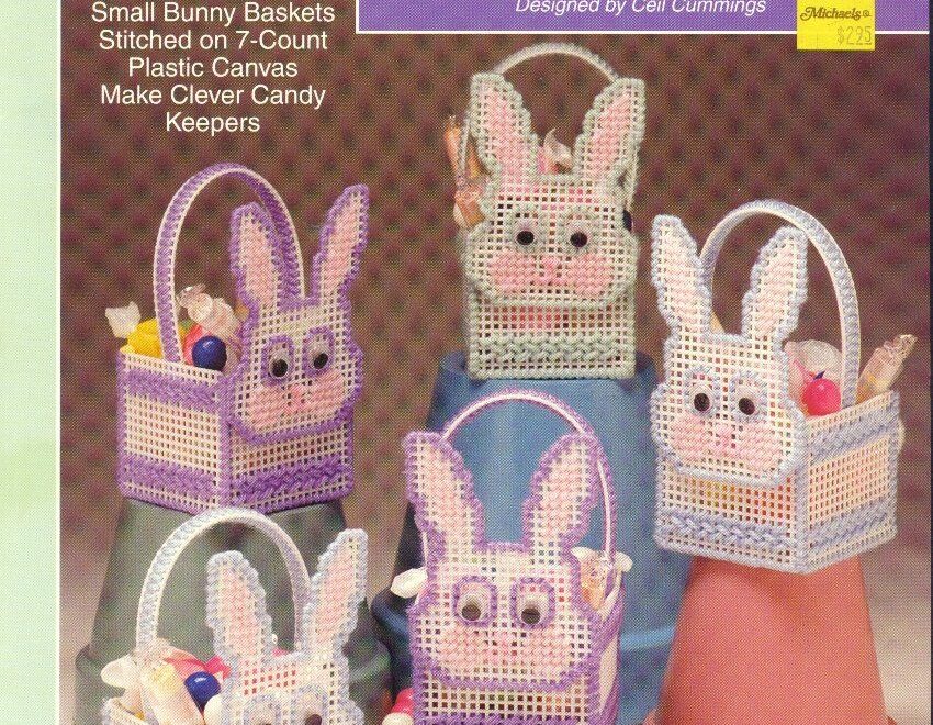 Plastic Canvas Easter Basket Patterns Free Bunny Is 5 3 8 39 X 8 3 4