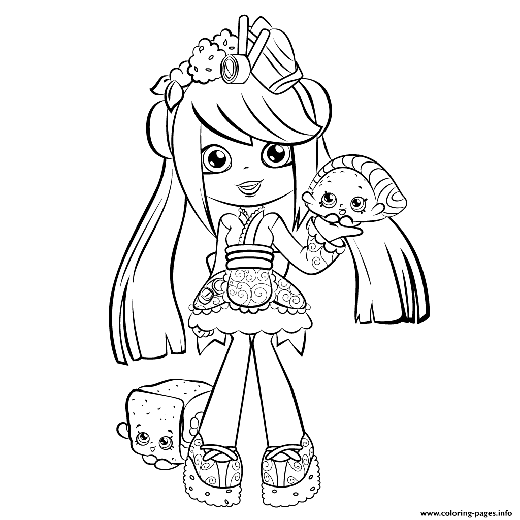Print Cute Shopkins Shoppies Season 5 Coloring Pages Shopkin Coloring 